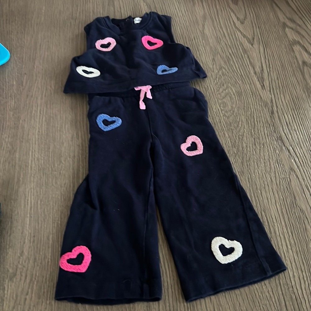 Splendid open heart girls romper